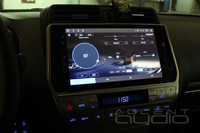Замена магнитолы в Toyota Land Cruiser Prado 150