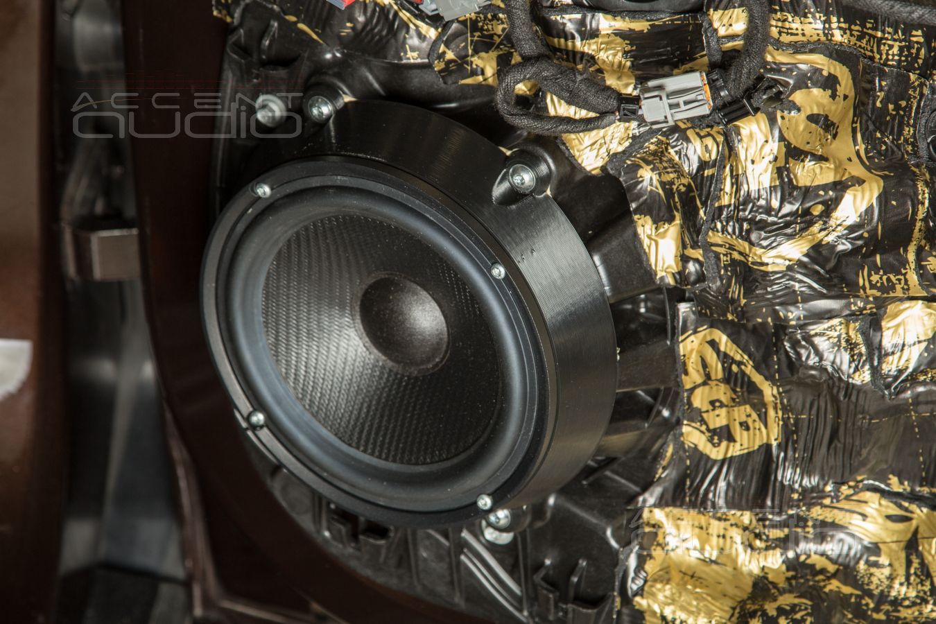 Аудиоподготовка дверей и штатный монтаж новых мидбасовых динамиков SOAudio 165\38