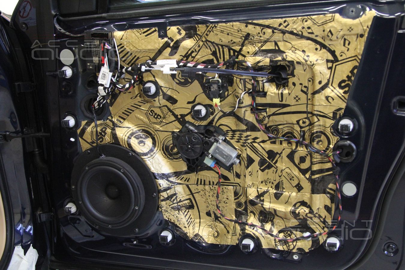 Новая акустика в Porshe Macan - 18 см мидбасы ScanSpeak Revelator в дверях