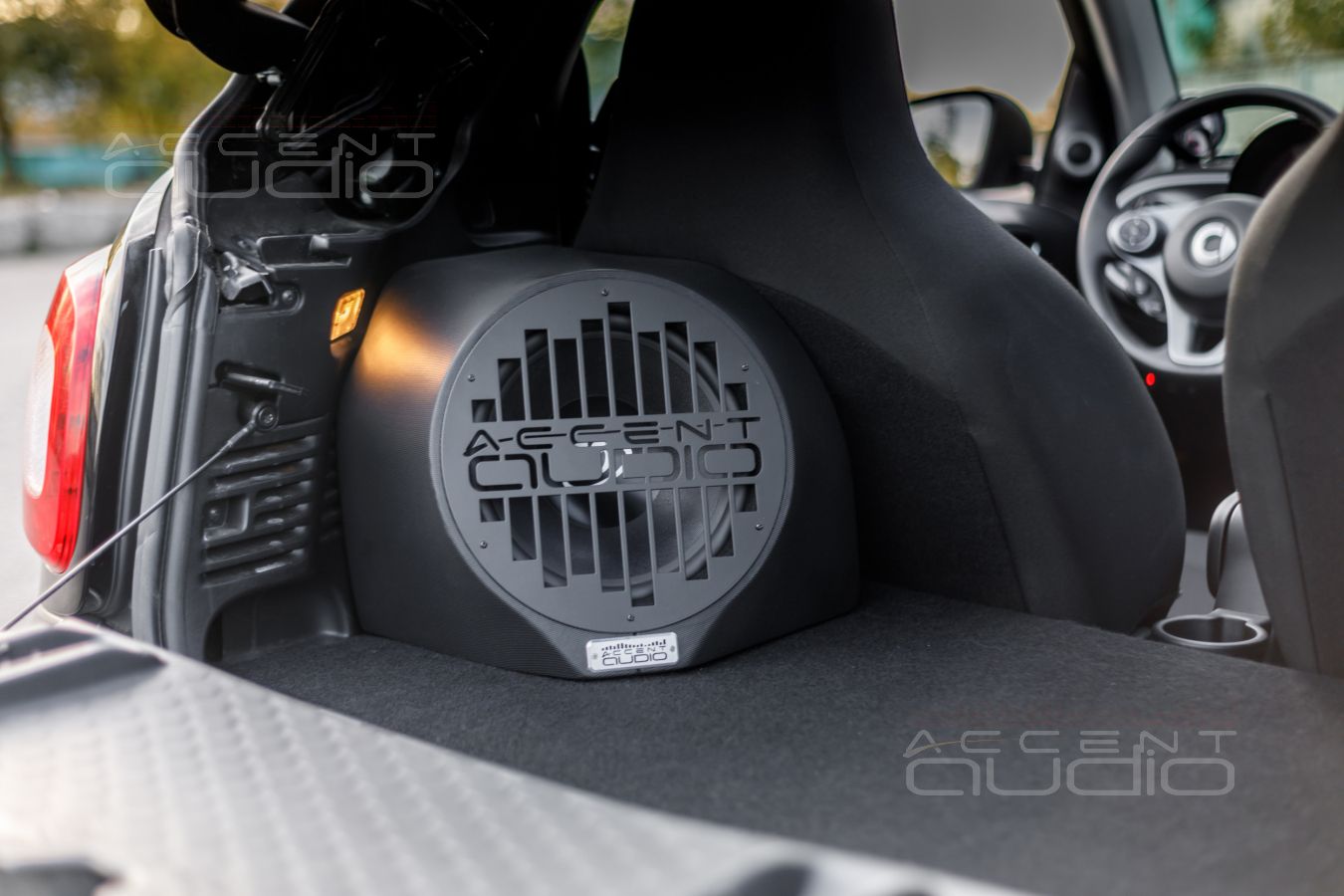 Аудиофильский сабвуфер Dego в Smart Fortwo 