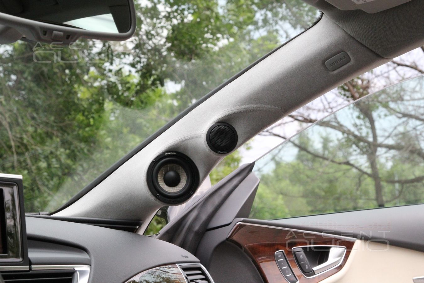 Установка трехкомпонентной акустики в Audi A7