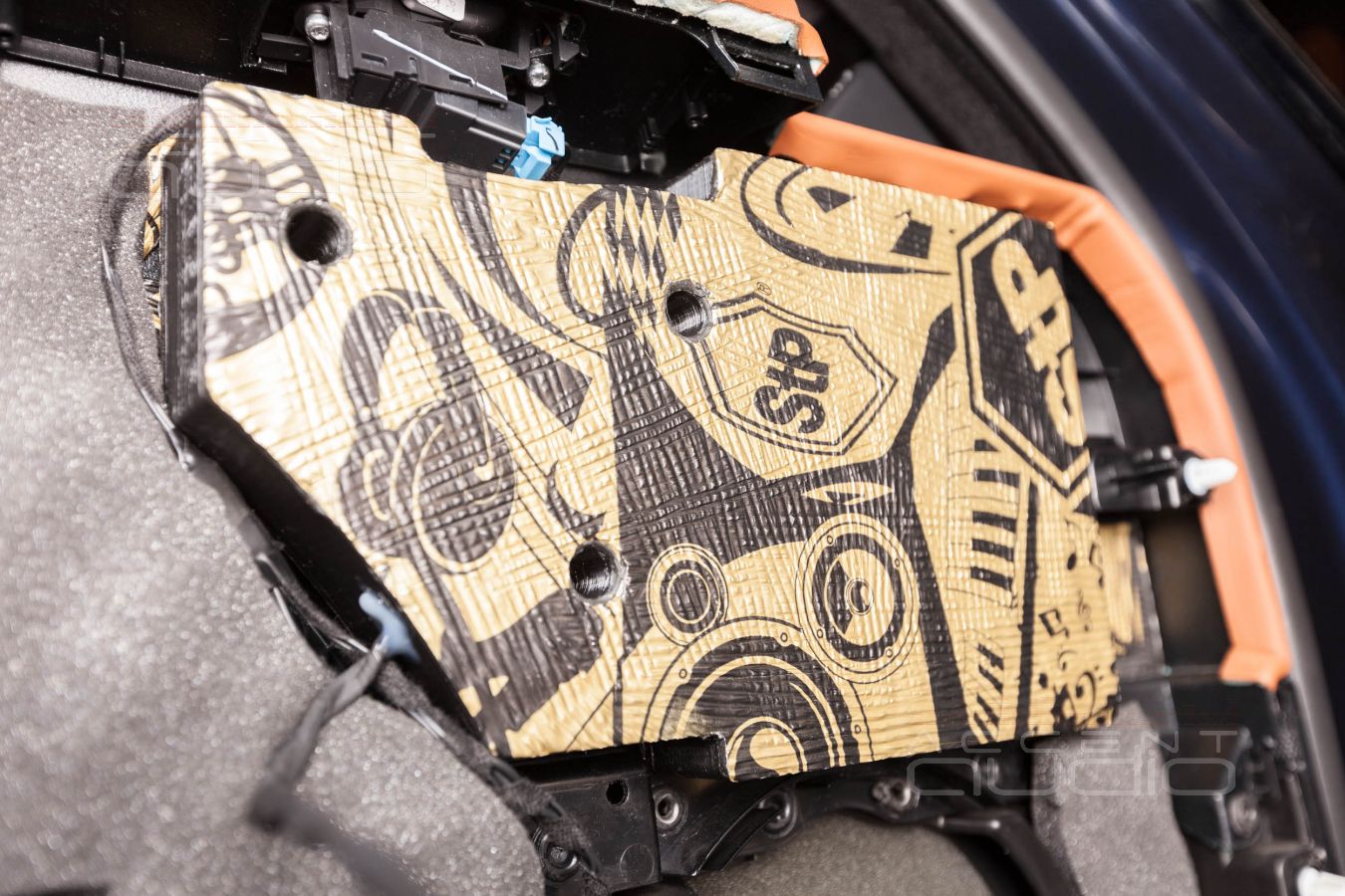 Установка среднечастотных Brax ML3, 3D печать объёмов и оригинальные крепления