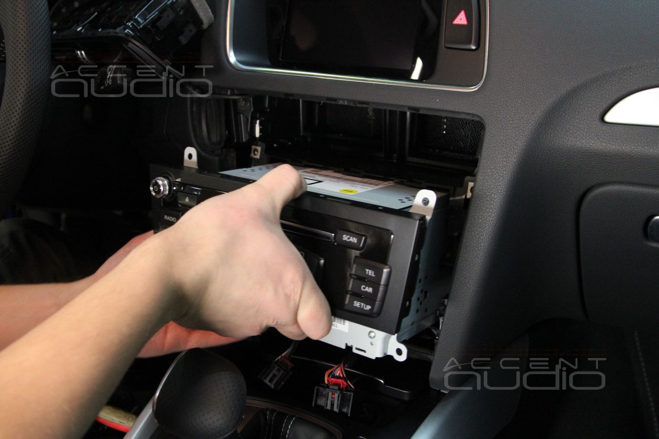 Процесс установки Alpine X701D-A