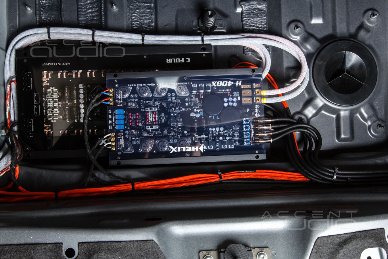 Глубокая интеграция усилителей Helix CFour и H400X в Mercedes-Benz GLS 2020