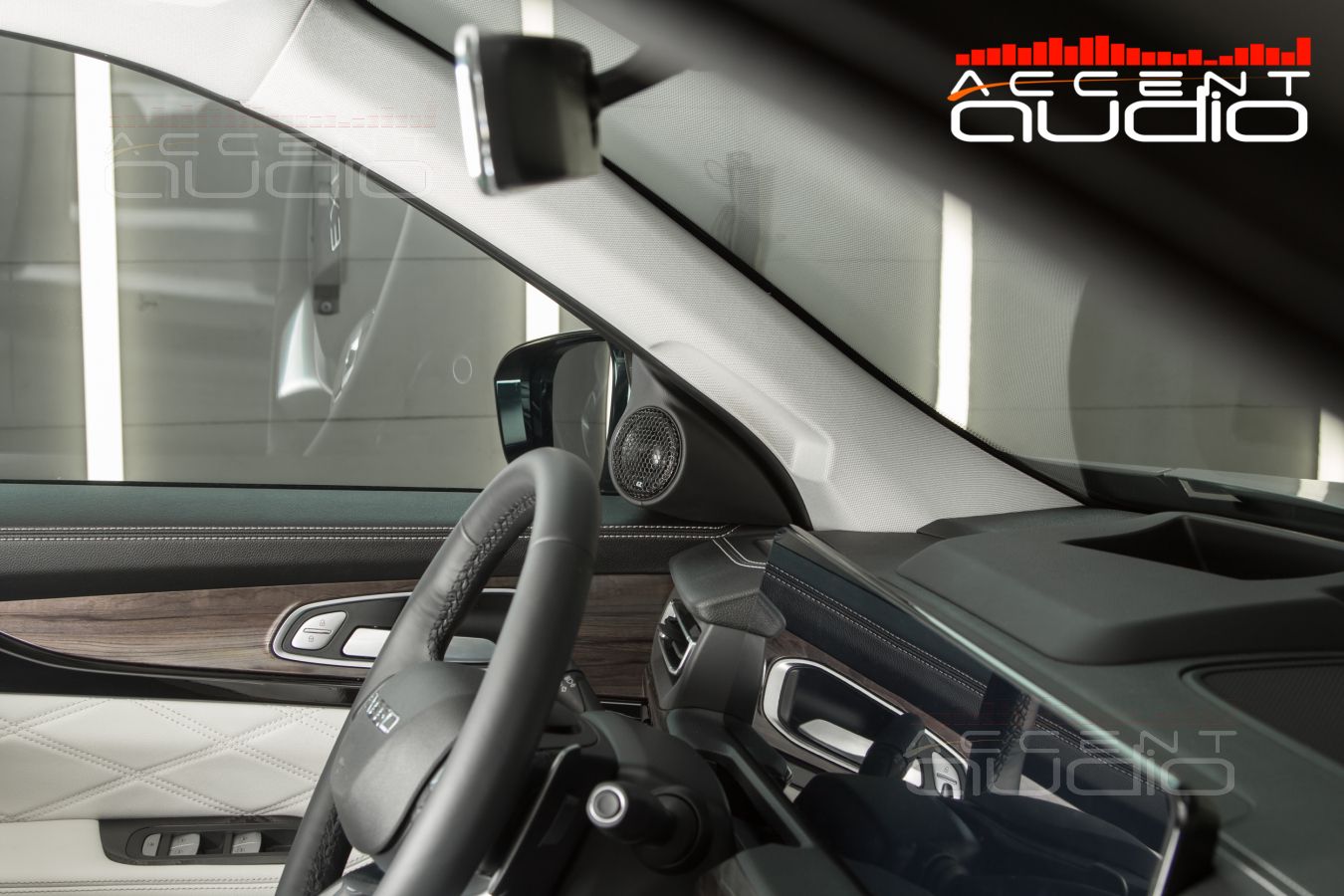 Фронтальная акустика в Exceed на широкополосных излучателях – почти трёшка !