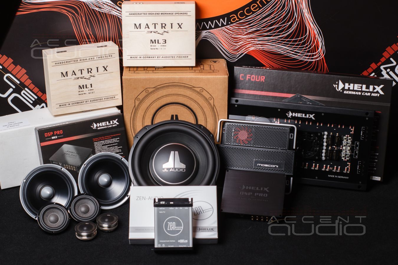 Проект Hi-End аудиосистемы с запасным басом для Audi Q8