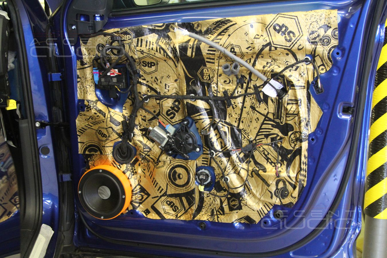 Аудиоподготовка, 3D печать и всё прочее для установки акустики Rainbow в двери Skoda Kodiaq