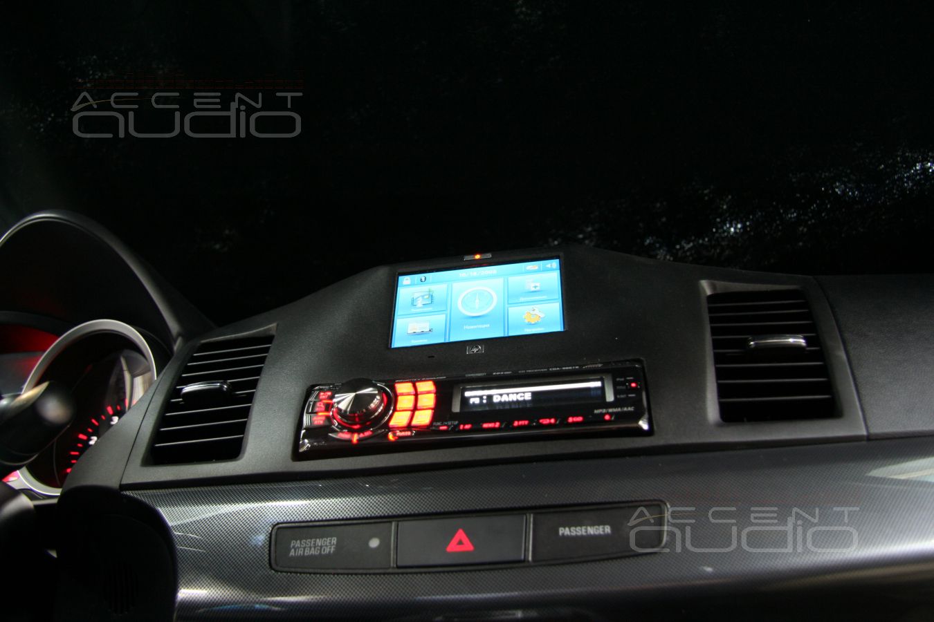 Навигация на IGO 8 + звук на Alpine 9887= Все самое лучшее в Lancer X !