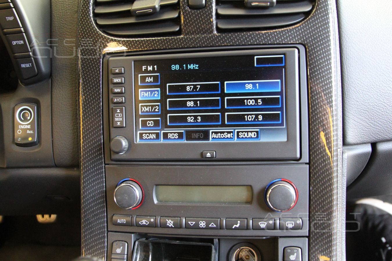 Chevrolet Corvette Z06 Штатная аудиосистема 