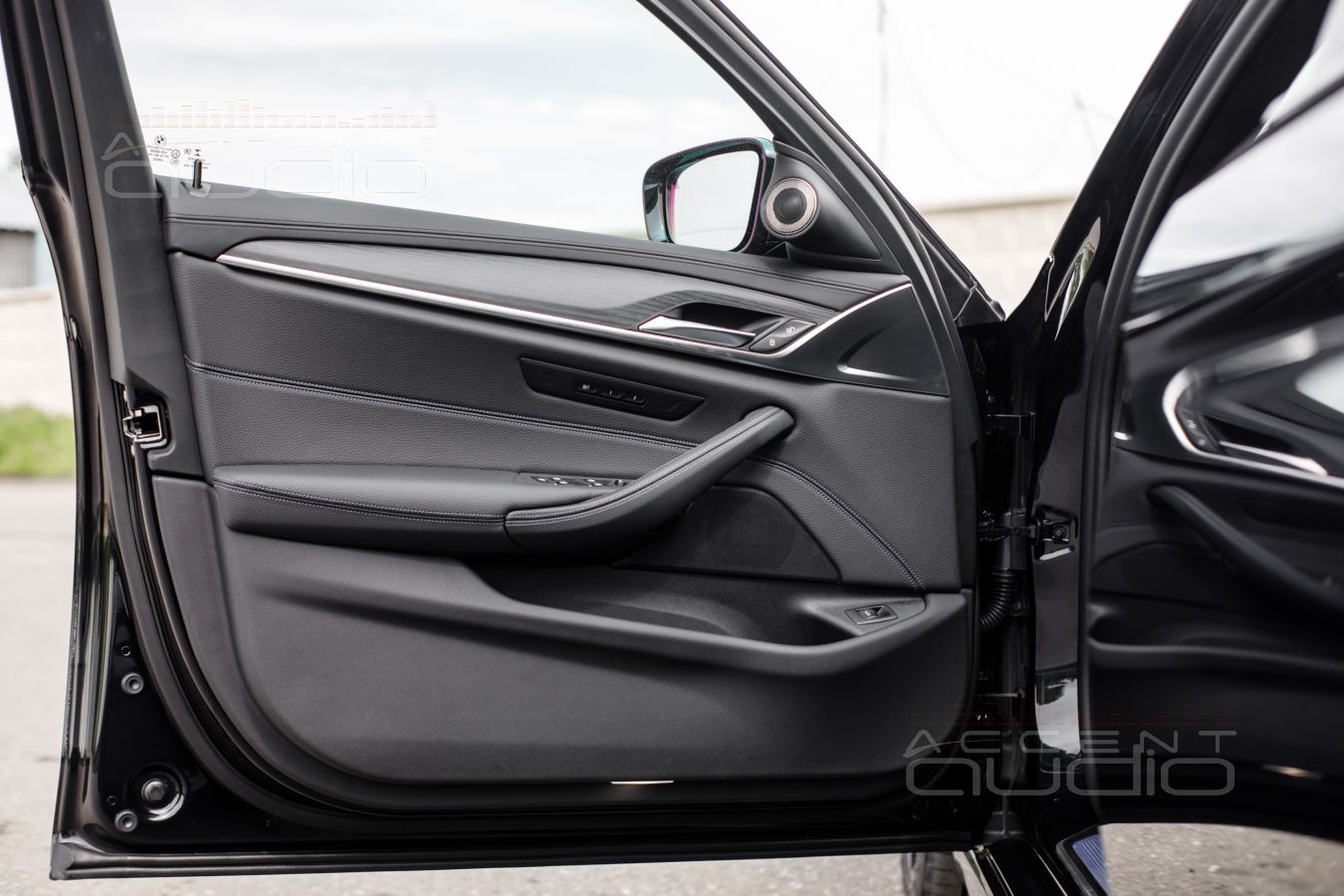 Штатная установка новых среднечастотных динамиков Blam Signature в BMW