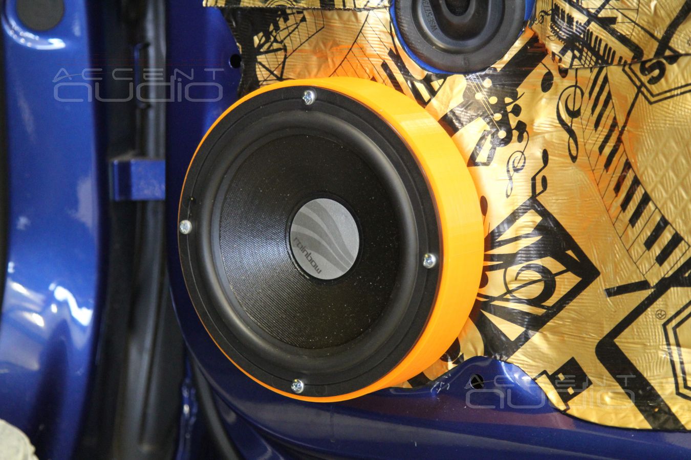 Аудиоподготовка, 3D печать и всё прочее для установки акустики Rainbow в двери Skoda Kodiaq