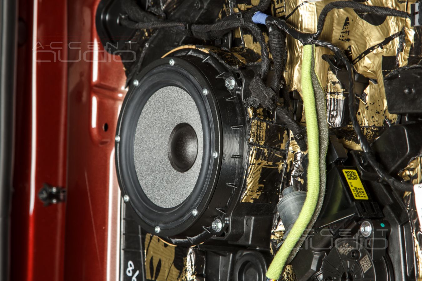 Аудиоподготовка дверей и установка новых динамиков Brax и Challenger в Kia Carnival