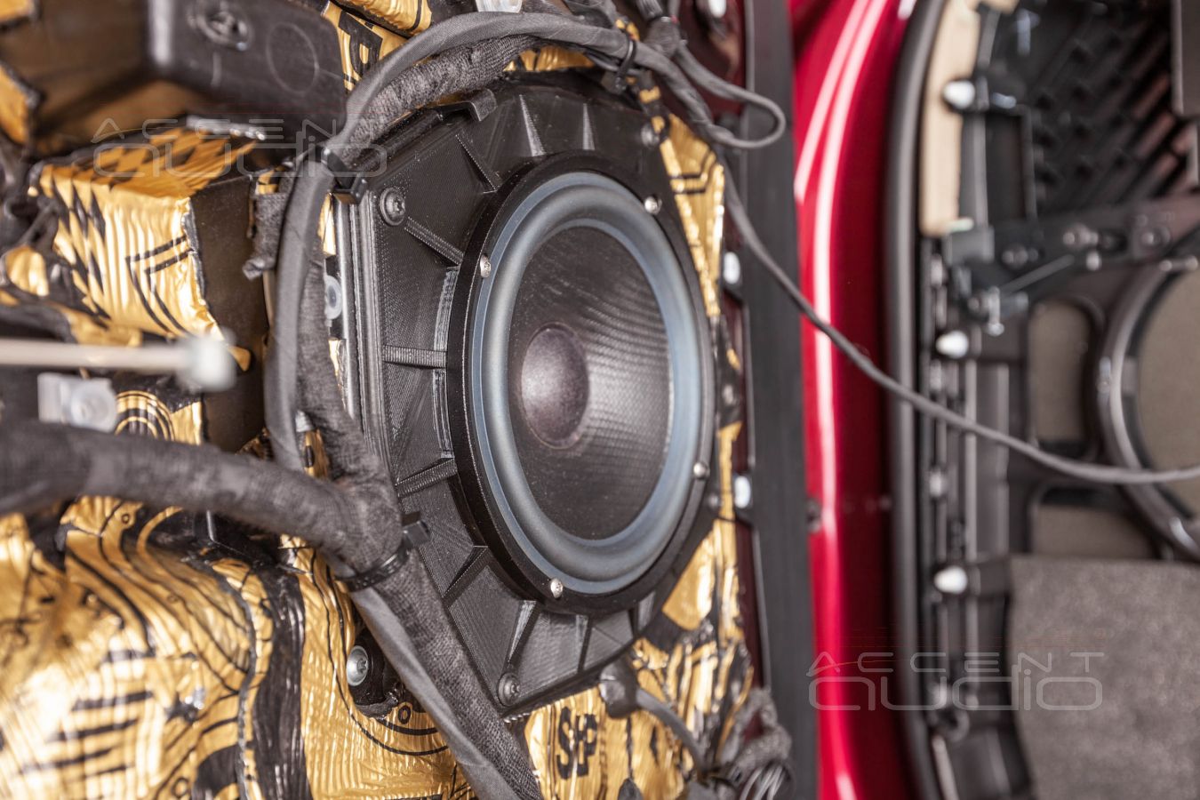 Аудиоподготовка дверей и установка новых динамиков SOaudio SO165/38