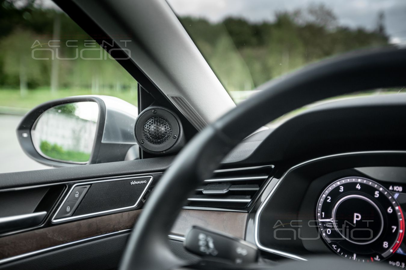 Подиумы под твитеры ScanSpeak для Volkswagen Passat AllTrack – 3D печать