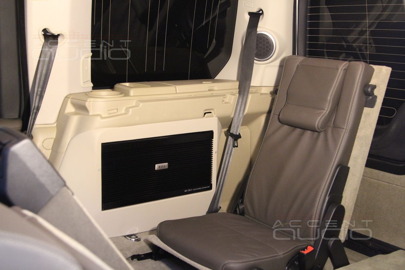 Установка усилителей E.O.S в Range Rover Discovery