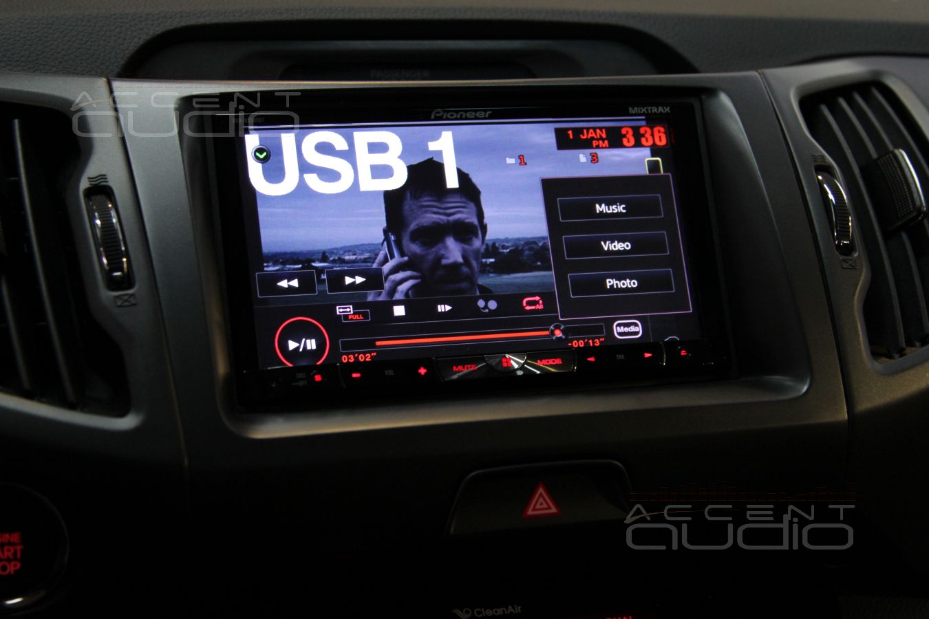 Kia Sportage NEW - полная замена аудиосистемы