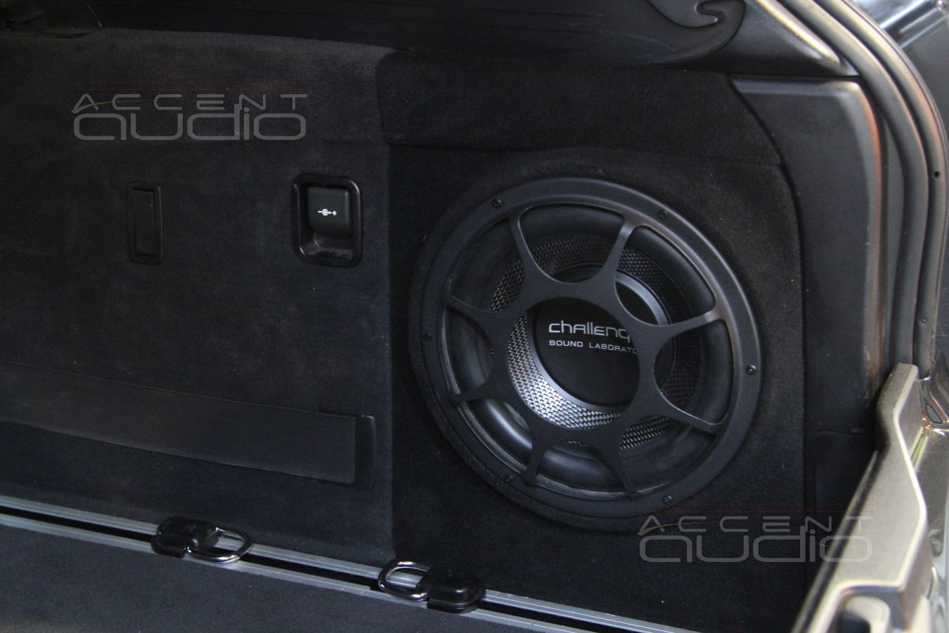 Сабвуфер стелс в BMW X5