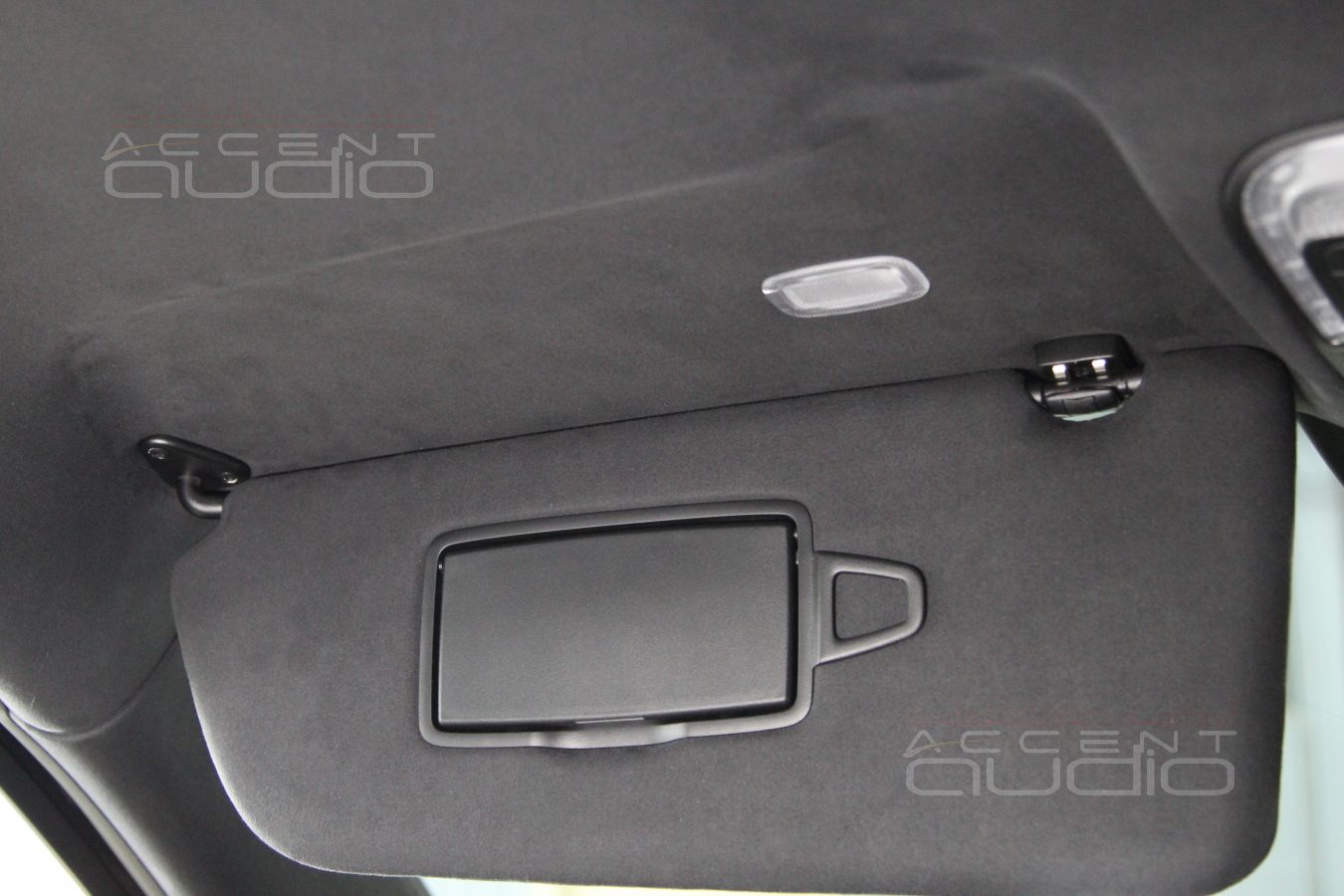 Перетяжка потолка в черную альканатру