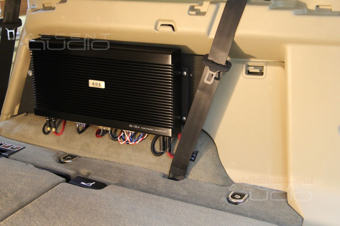 Установка усилителей E.O.S в Range Rover Discovery