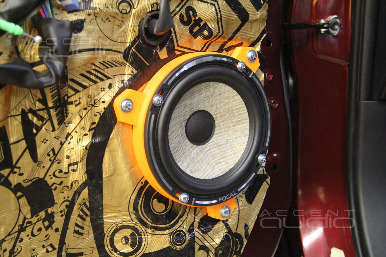 3D печать, установка фронтальной акустики и аудиоподготовка передних дверей Toyota Rav4 1. Виброизол