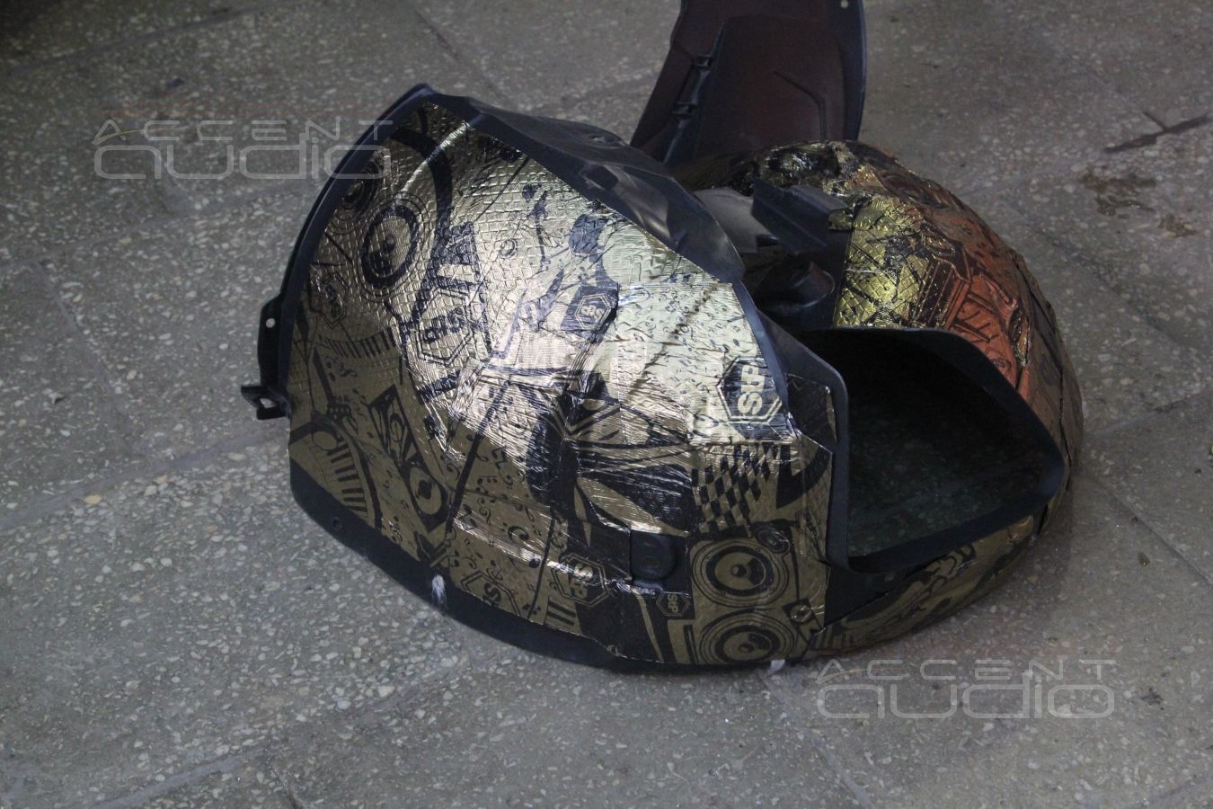 Обработка задних арок