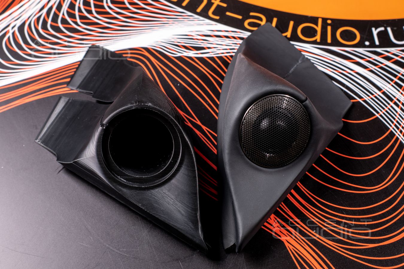 3D печать и 3D дизайн – размещение твитеров Brax ML1 в Porsche Cayenne