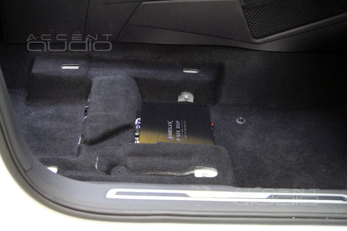 Установка усилителя-процессора в Volkswagen Tiguan2