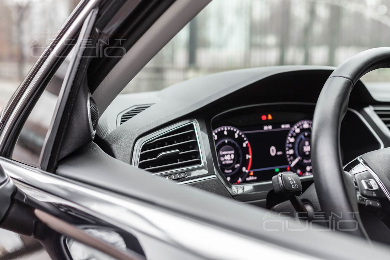 Подиумы под твитеры для Tiguan 2 почти штатно: 3D печать и установка твитеров E.O.S