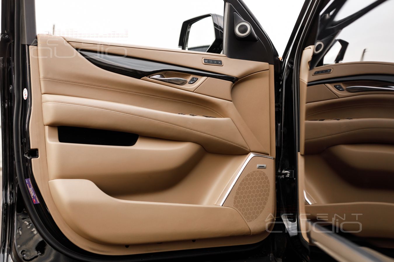 Аудиоподготовка дверей и установка мидбасов ScanSpeak в Cadillac Escalade