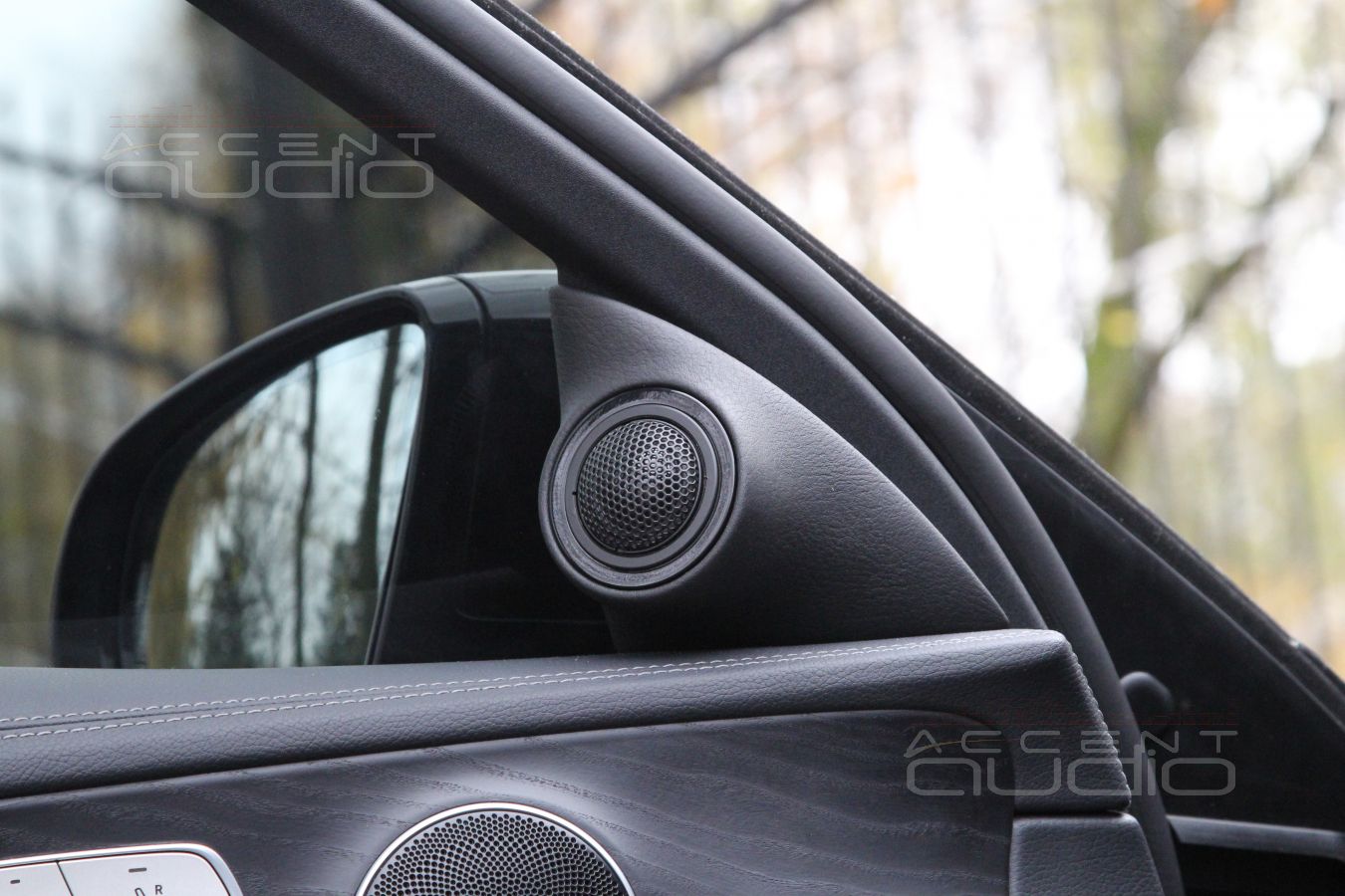 Подиумы под твитеры Eton, которые могли быть спрятаны, но теперь установлены правильно