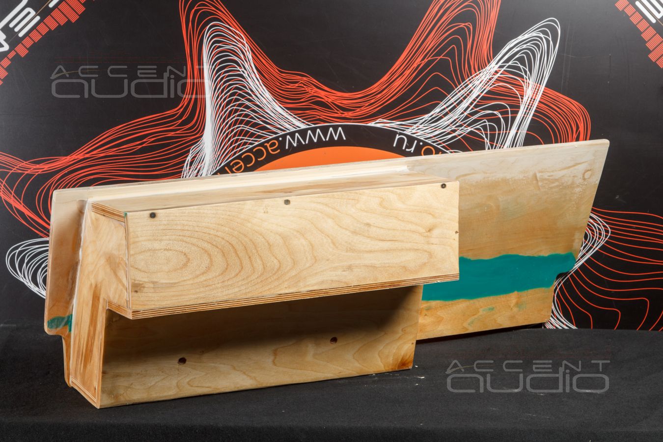 Синий, специальный, сдвоенный сабвуфер стелс для Bentley Bentayga