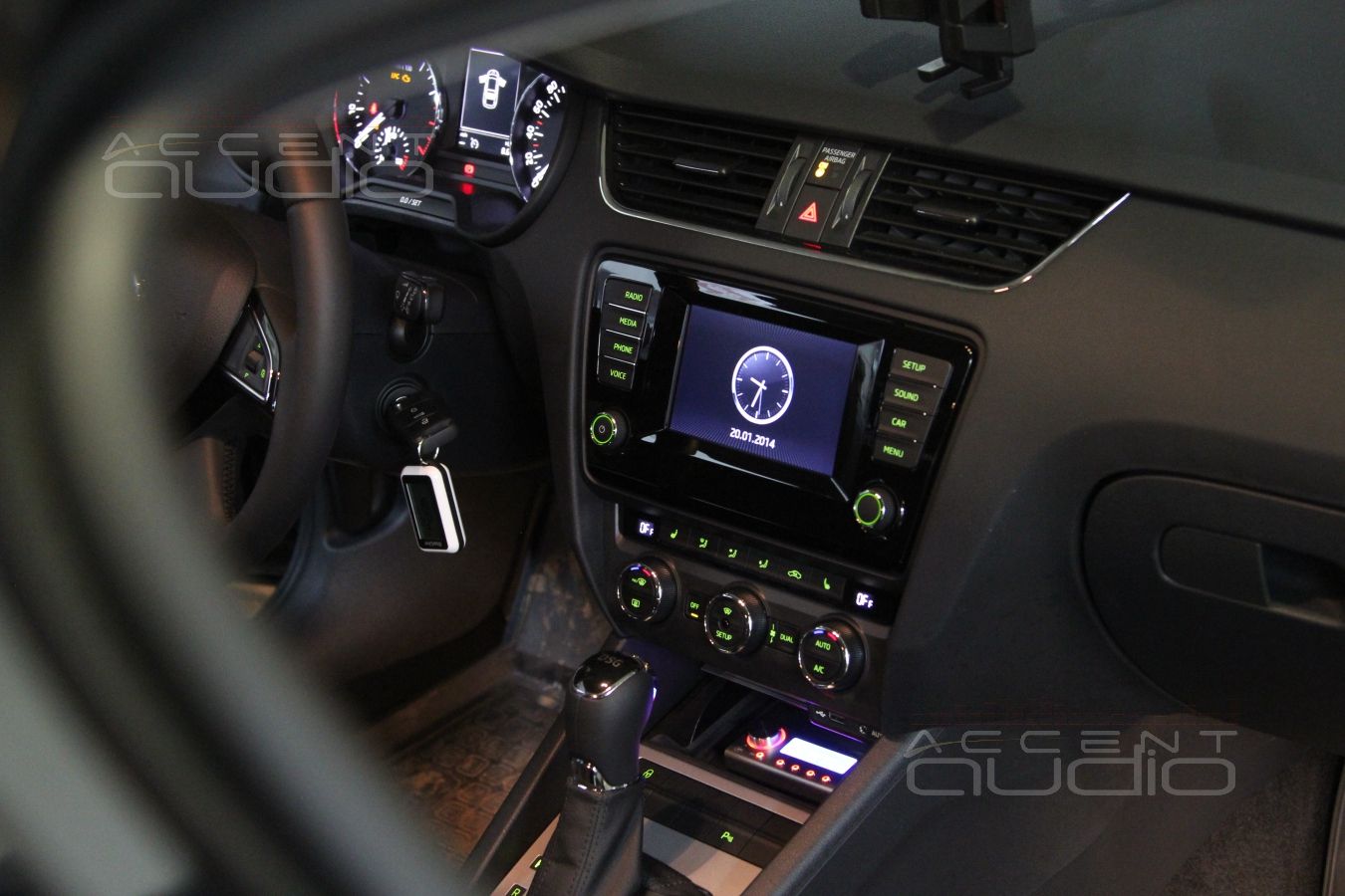 Установка процессора в Skoda Octavia 3