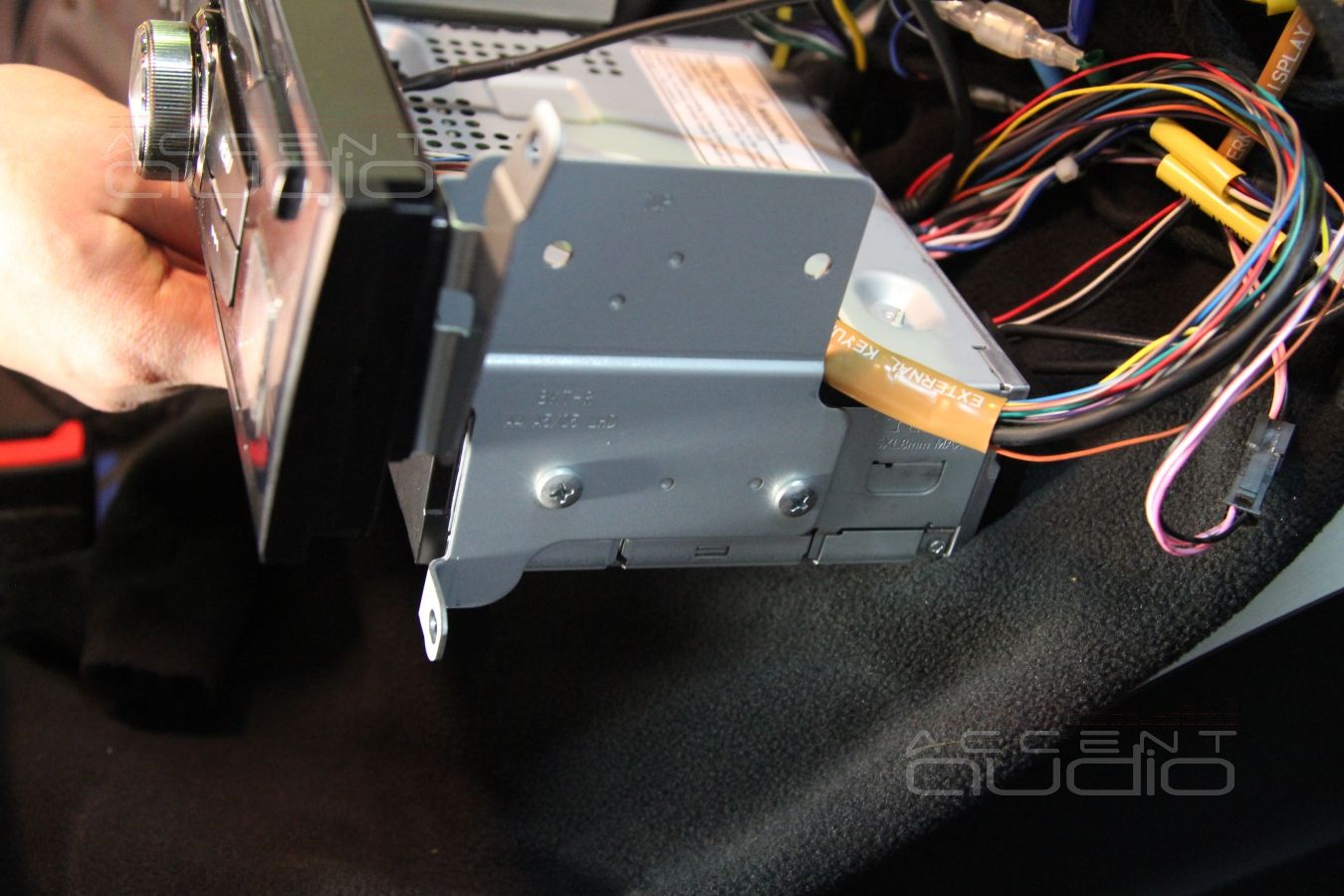 Процесс установки Alpine X701D-A