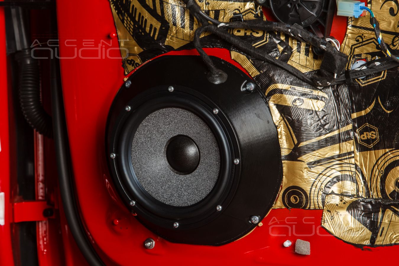 Аудиоподготовка-шумоизоляция дверей Audi A4 Avant 2021 и установка акустики Brax