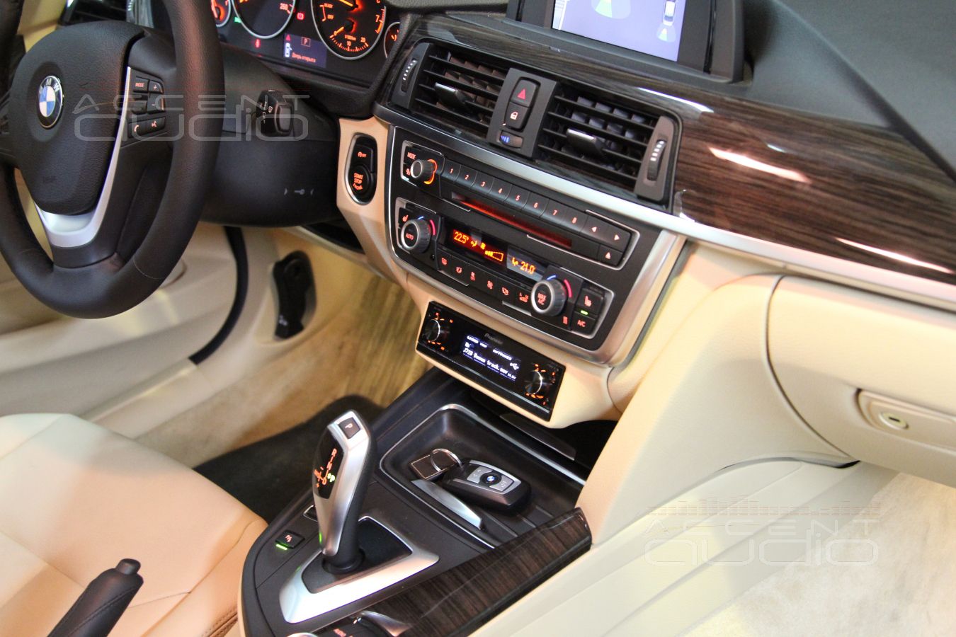 Установка Pioneer DEX-P99RS в BMW 30