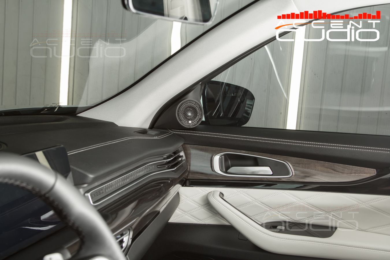 Фронтальная акустика в Exceed на широкополосных излучателях – почти трёшка !