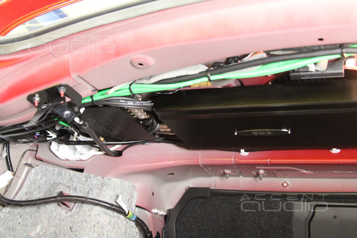 Варианты установки усилителей в Infiniti Q50