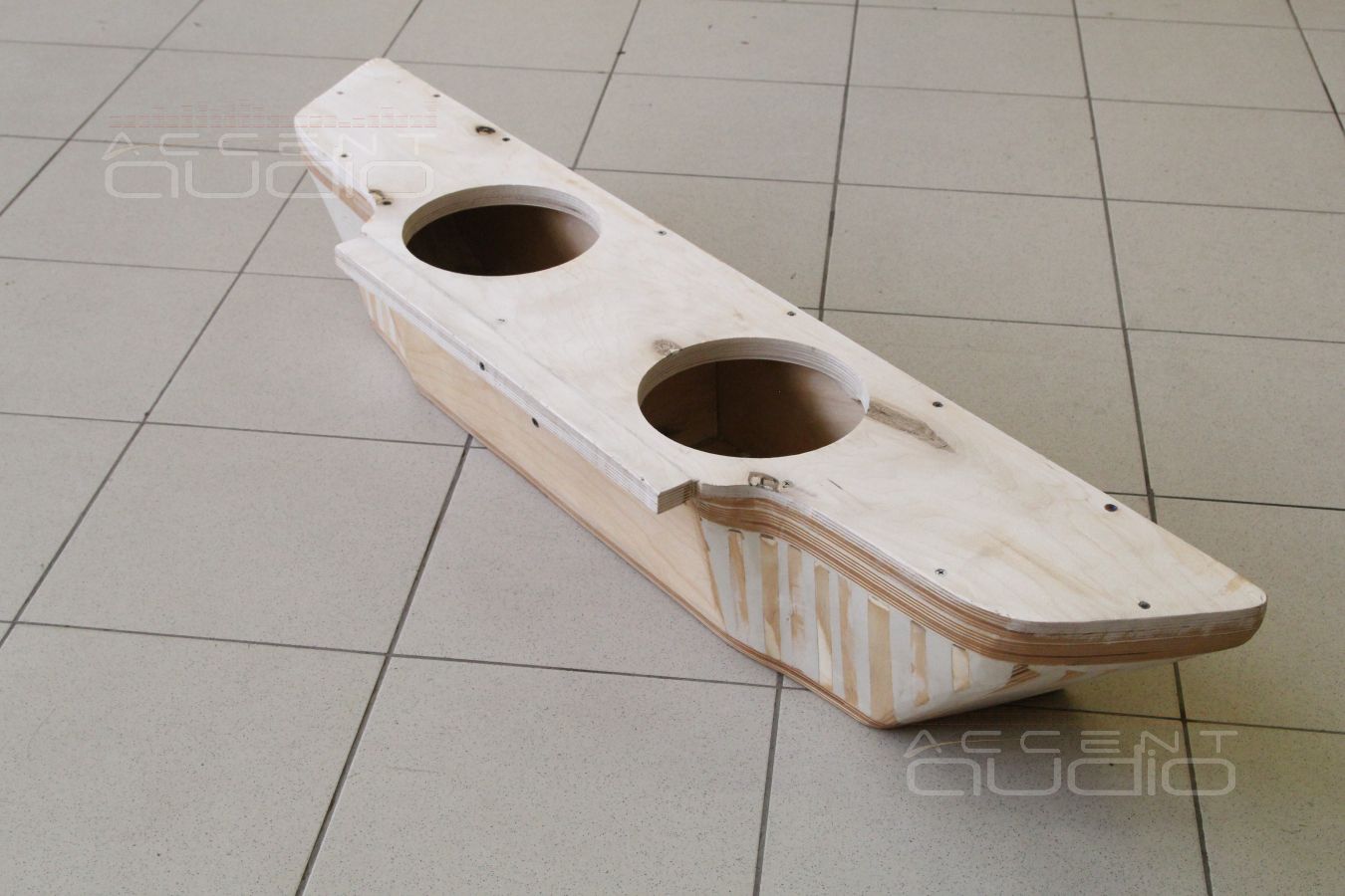 Изготовление и установка сдвоенного сабвуфера Alpine SWR 8D2 В Nissan 370Z