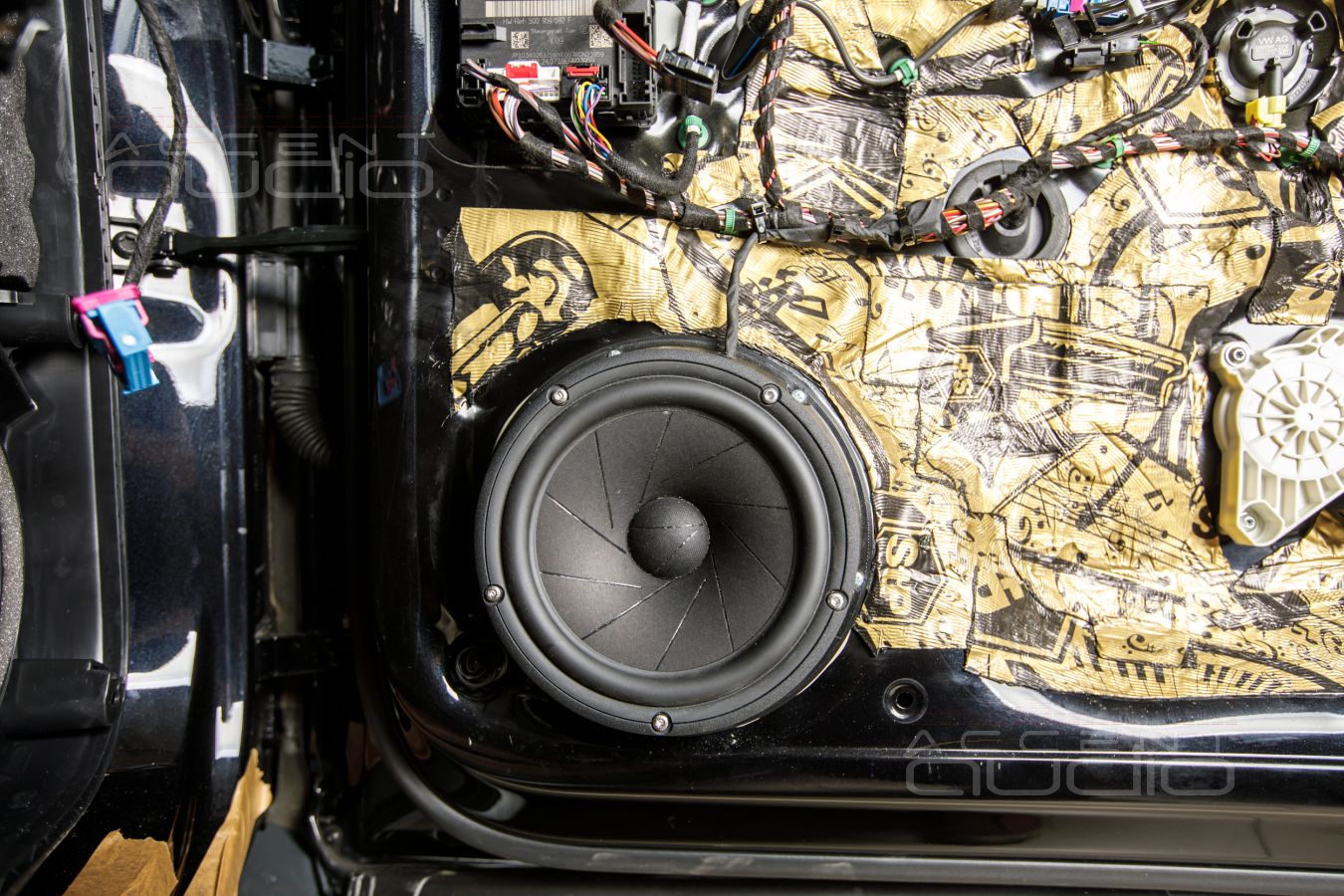 Аудиоподготовка дверей и установка мидбасов ScanSpeak в Volkswagen Passat AllTrack