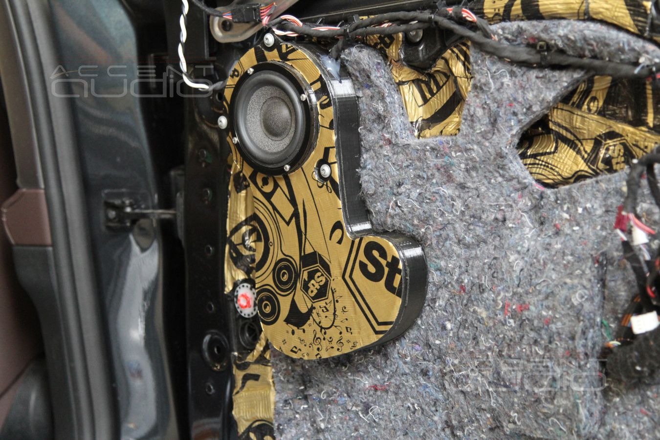 3D печать: правильная установка среднечастотных Brax ML3 в задние двери BMW 730 LD