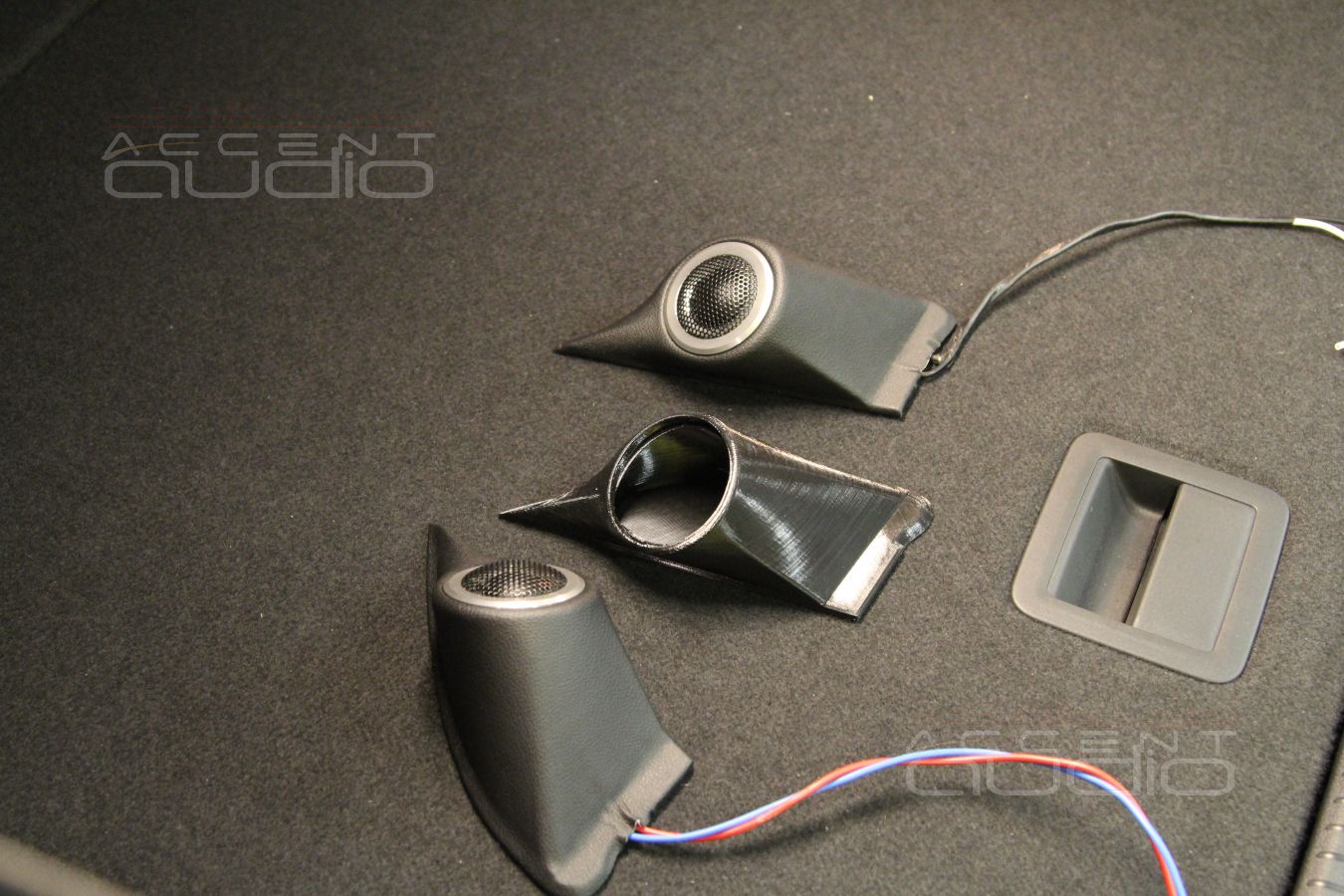 Подиумы под твитеры для Tiguan 2 почти штатно: 3D печать и установка твитеров E.O.S