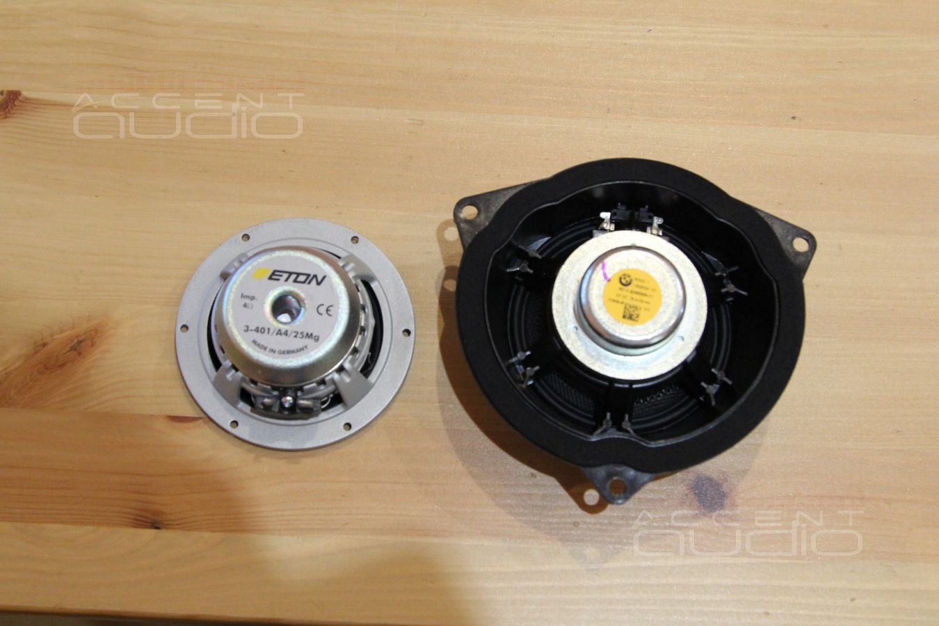 Установка среднечастотных излучателей в BMW X5