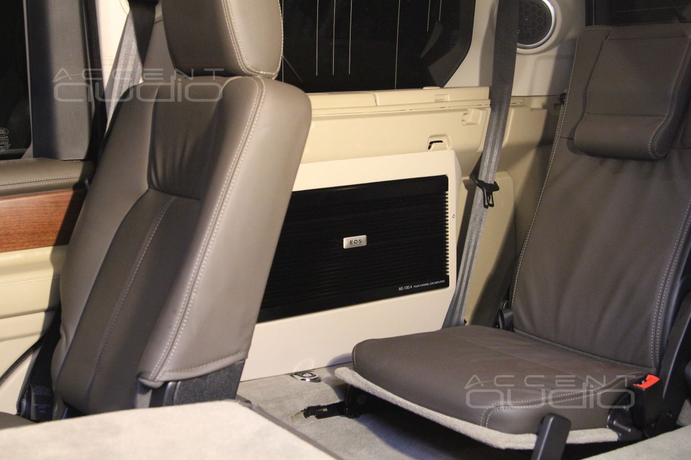 Установка усилителей E.O.S в Range Rover Discovery