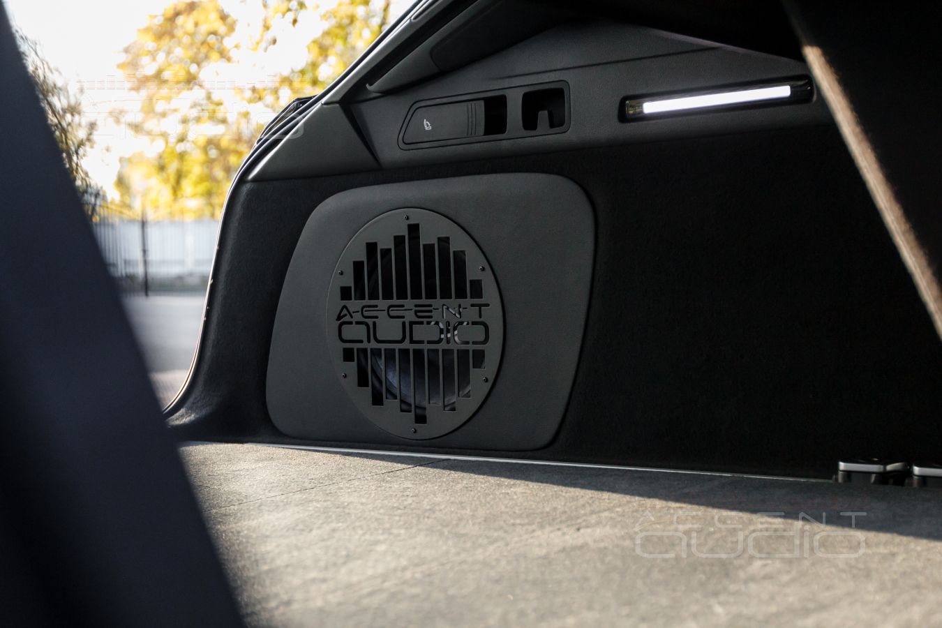 Сабвуфер-стелс с головкой от Dego специально для Audio RS6 Avant