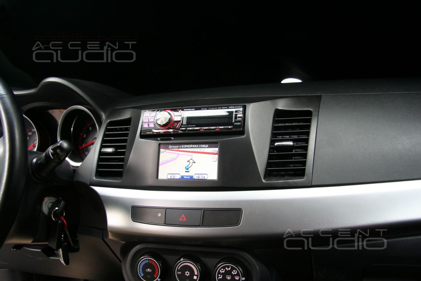 Навигация и звук в Lancer X. Эксклюзивная инсталляция !