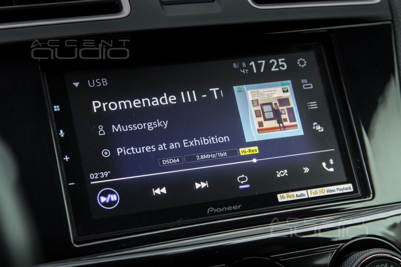 Решение: магнитола Pioneer DMH-Z6350BT в Subaru WRX
