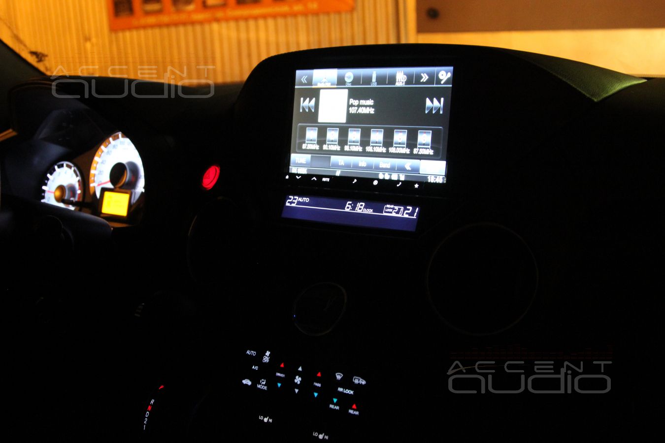 Установка Alpine INE-W928R в Honda Pilot