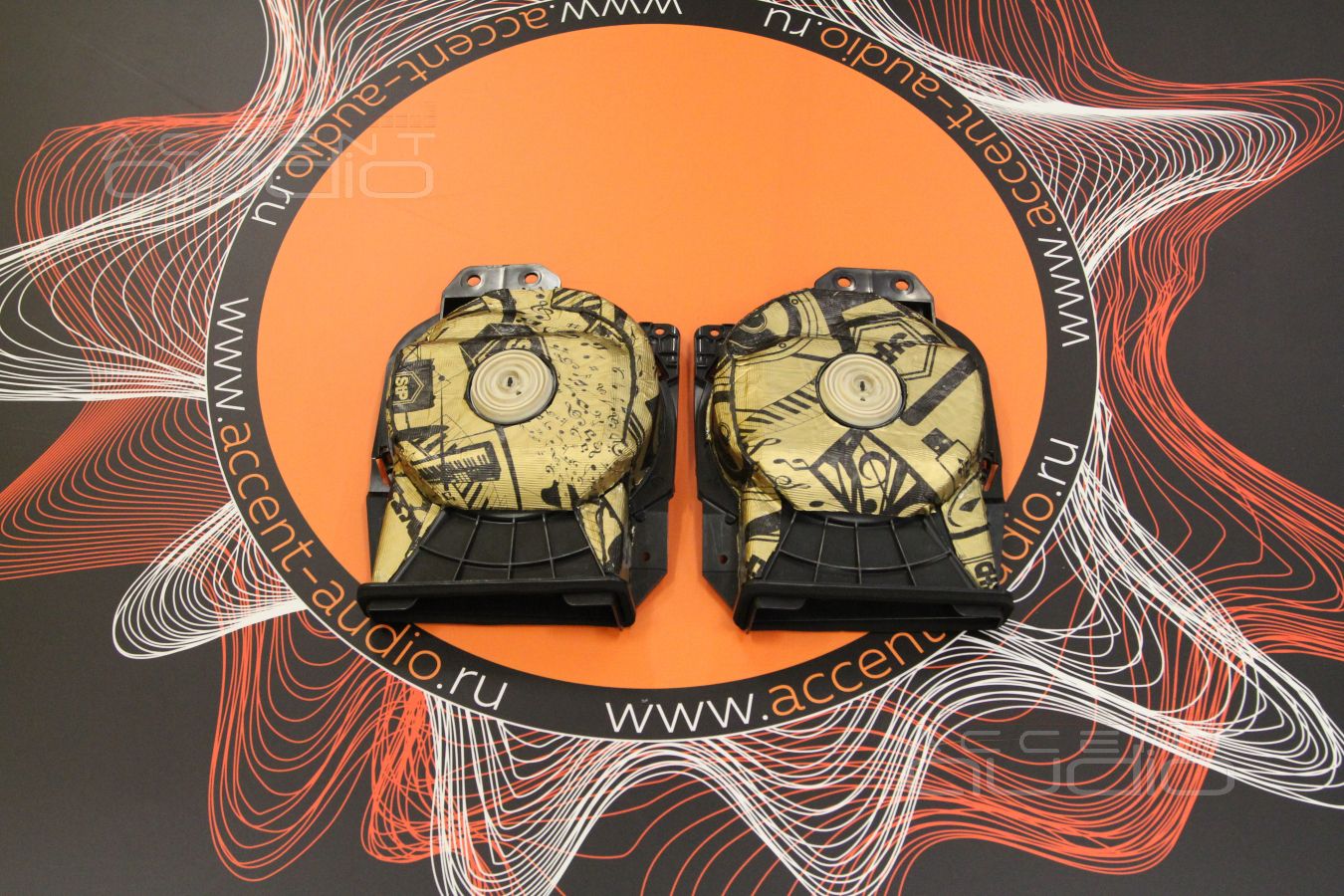 Установка подсидельных сабвуферов-мидбасов Eton B195 NEO Underseat Bass