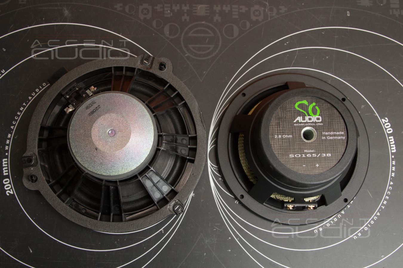 Мидбас SOAudio SO165\38 в Ford Bronco Raptor не в дверях, но штатно