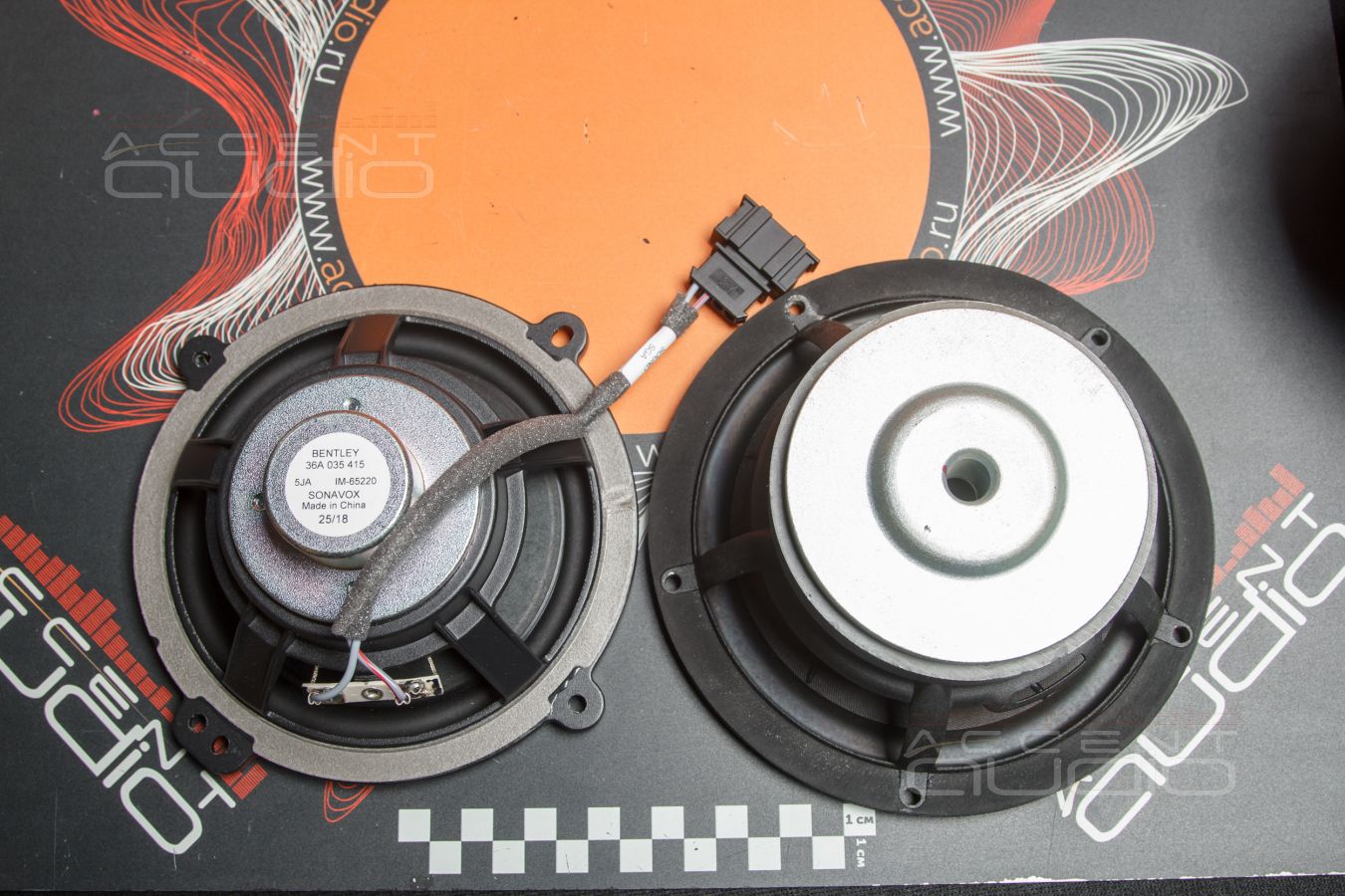 Великолепная бумага из Дании: ScanSpeak 18W/4531G01 в дверях Bentley Bentayga